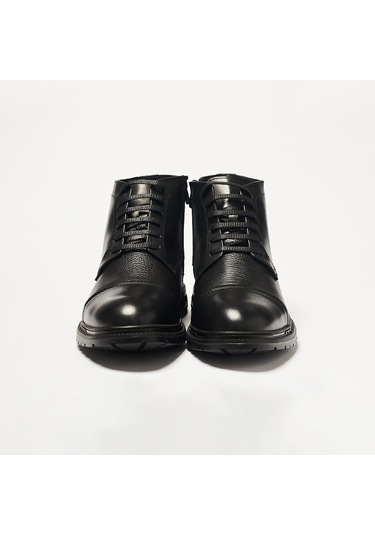 Bot Erkek Og-351 John May Siyah Deri Siyah