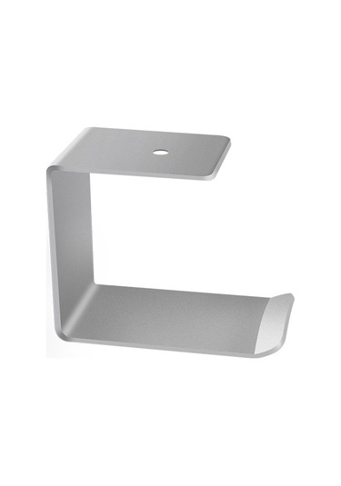 Sones 2 Adet Z5 Tamamen Alüminyum Alaşımlı Kulaklık Tutucu Askı Kancası Duvar Sergileme Rafı Gümüş Gri