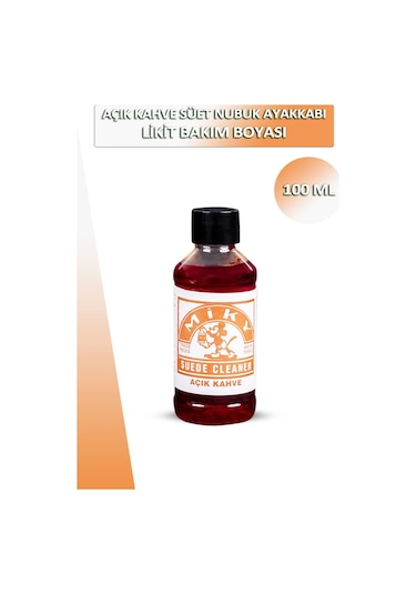 Bağcık + Miky Süet Nubuk Likit Ayakkabı Bakım Boyası 100 Ml Set 001