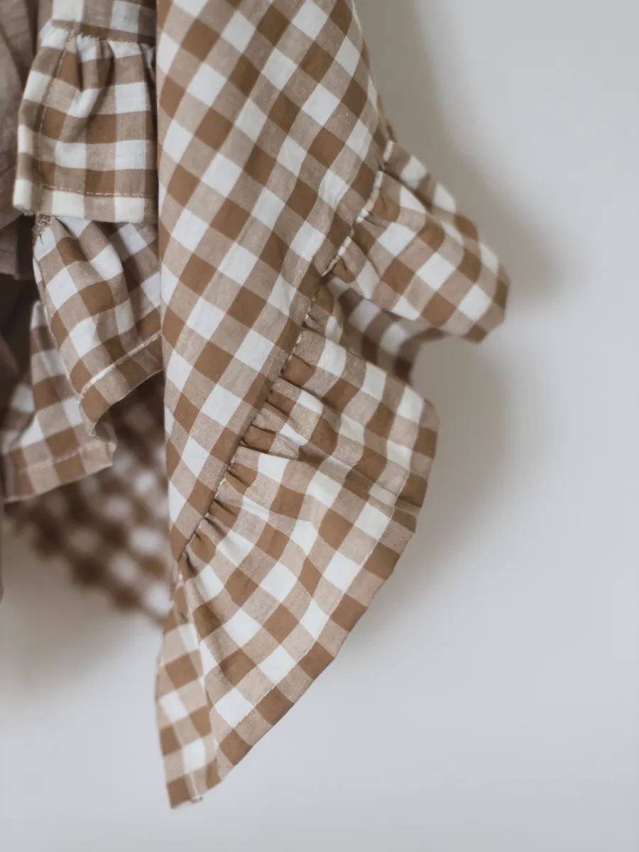 Home Lovers Fırfırlı Mutfak Havlusu Seti 2 Adet 275263930 Bej