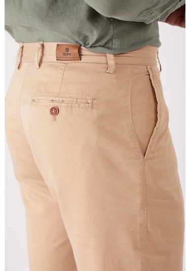 Dufy Camel Erkek Regular Fit Short - 86791 Camel