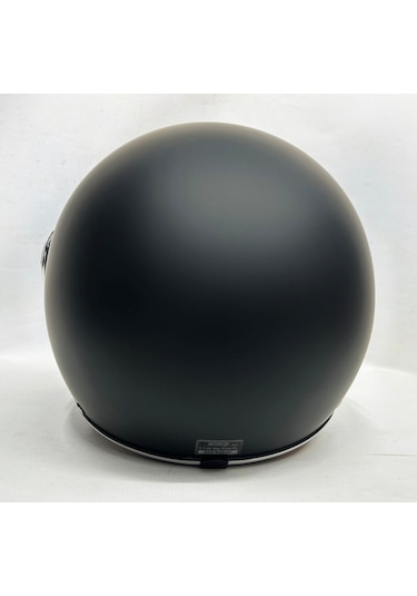 Nero Tk-06 Şefaf Vizörlü Yarım Açık Kask Mat Siyah