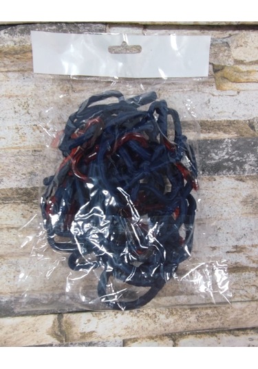 Kask Filesi Lacivert 40x40 Kırmızı Tokalı Lacivert