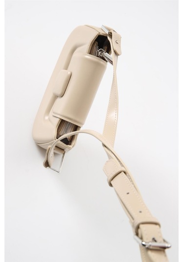 Ççs 17559 Kadın Omuz Askılı El Çantası-bej Bej