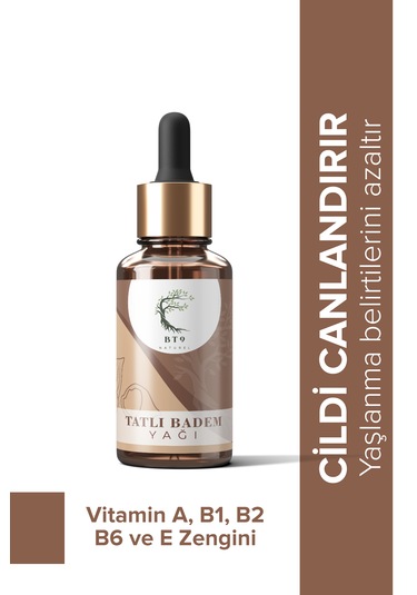 Tatlı Badem Yağı %100 Saf Ve Soğuk Sıkım