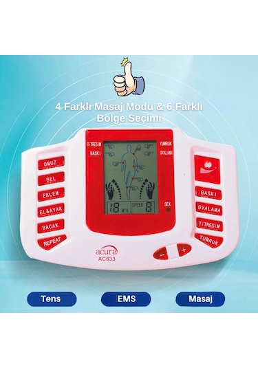 Acura AC-833 Ultra Tens Cihazı