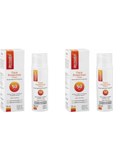 Dermoskin Face Protection Güneş Kremi Spf 50 2 x 50 ML