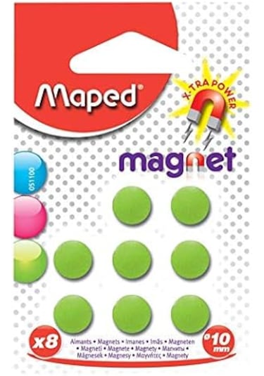 Maped Mıknatıs 10 Mm 8 Li Yeşil Renk