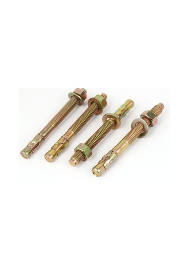 Iıvverr Sarı Çinko Kaplama Genişleme Cıvatası Ankrajları Gecko Araç Onarım Cıvataları M12x130mm 4 Pcs 6 x 40 MM
