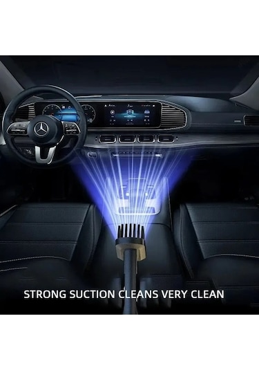 Wondernest Usb Taşınabilir Süpürge Şarj Jl Elektrikli El Araba Akülü 120w Wh Siyah