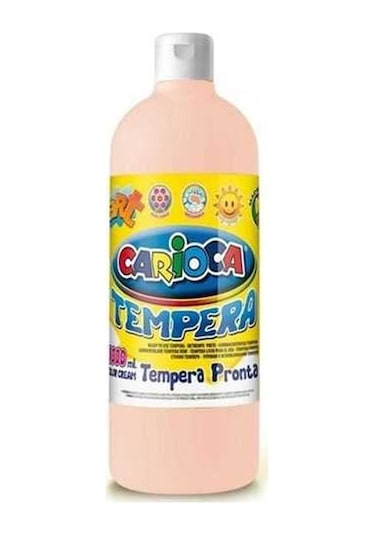 Carioca Tempera Yıkanabilir Poster Boya 1000 Ml.Açık  Pembe Ten