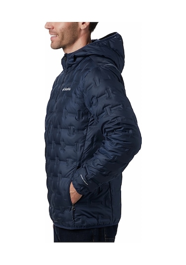 Columbia Delta Ridge Down Hooded Erkek Kaz Tüyü Mont Wo6610 001