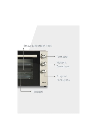Kumtel LX-9320 70 LT Jet Mini Fırın