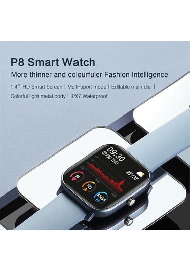 Maiyame P8 Akıllı Saat (İthalatçı Garantili)