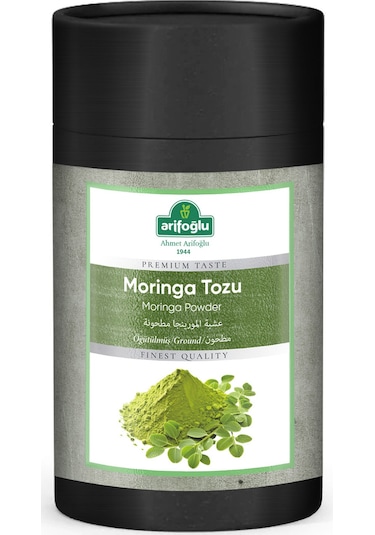 Arifoğlu Moringa Tozu Silindir Kutu 80 G