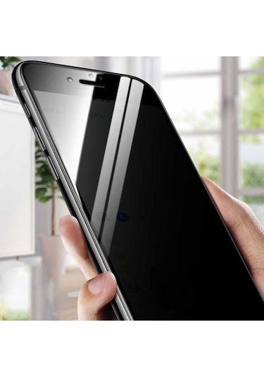 Apple Uyumlu iPhone 6 Plus Davin 5d Privacy Cam Ekran Koruyucu