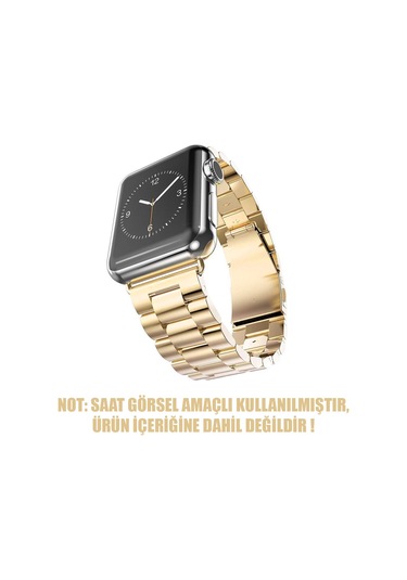Microsonic Apple Uyumlu  Watch SE 2022 40 MM Metal Stainless Steel Kordon