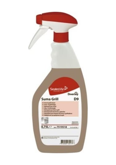 Suma Grill D9 Ağır Yağ Çözücü Fırın Temizleme Maddesi (6 Adet)