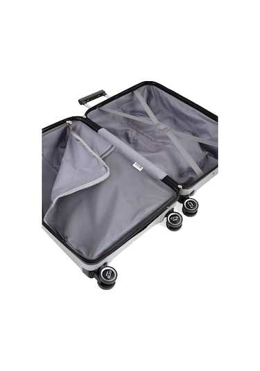 Ççs 5224 Polipropilen Orta Boy Valiz-gümüş Gümüş