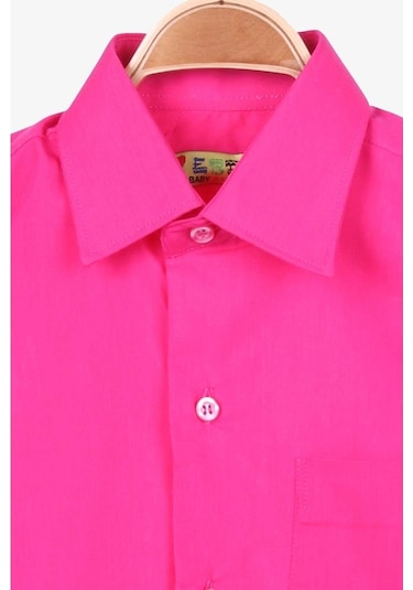 Erkek Çocuk Gömlek Basic Pembe (7-13 Yaş) (541468897)