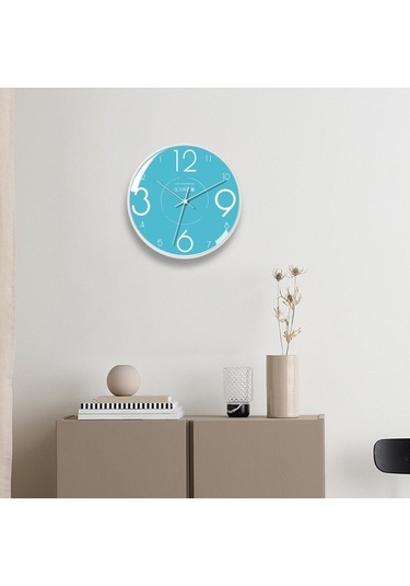 Pazly Yaratıcı Suntek Stil-c Stil Saat Ofis Modern Komik Inç Geriye C 12 Hd Çok Renkli