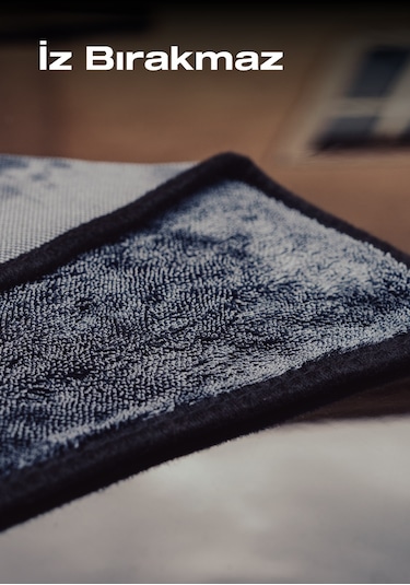 Nasiol Yüksek Su Emici Özellikli Mikrofiber Araç Kurulama Havlusu Çiziksiz Temizlik 60 x 90 CM 600gsm