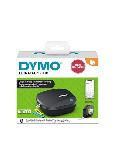 Dymo Bluetooth Etiket Makinası Letratag 200B Etiket Hediyeli