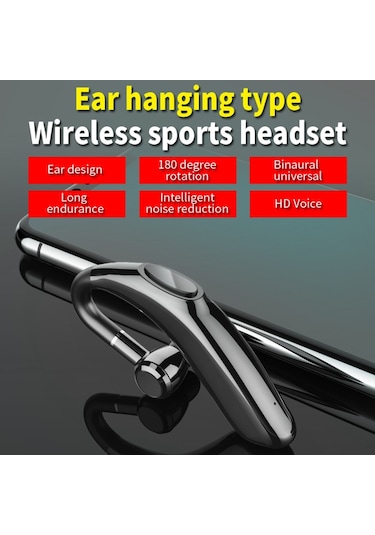 Soulader Bluetooth 5.1 Tek Kulaklık Mikrofonlu Kablosuz Kulak Üstü Kulaklık