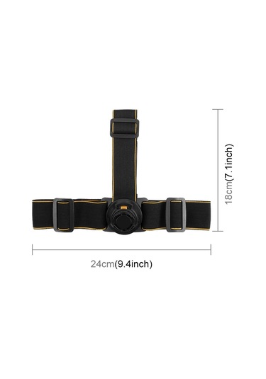 Puluz Manyetik Hızlı Açılan Kafa Kayışı Emniyet Kemeri Siyah
