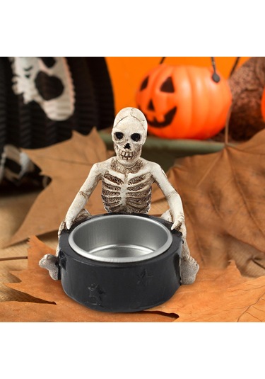 Suntek Cadılar Bayramı Mumluk Pratik 6,8-cm-x-6,6-cm-x-7-cm