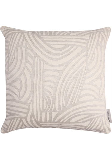 Mudo Home Alba Wave Kırlent Ekru 50x50