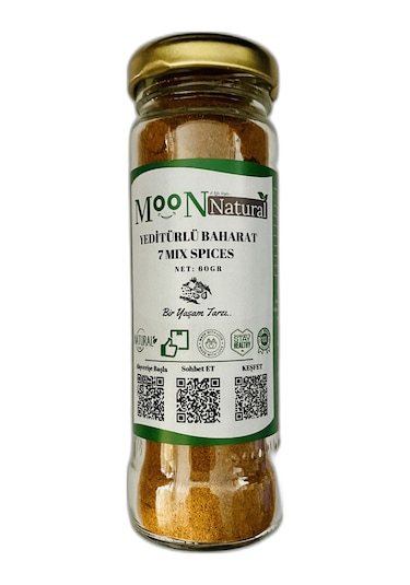 Moon Natural Yeditürlü Baharat / Seven Mix Spices 60 G