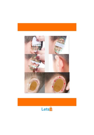 Su Geçirmez Bebek Banyo Kulak Koruyucu Bant 20 Adet