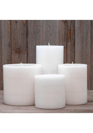 Triangle 4 Lü Silindir Set Beyaz