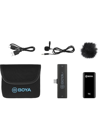 Boya BY-XM6-S5 Kablosuz Yaka Mikrofonu - Type-C