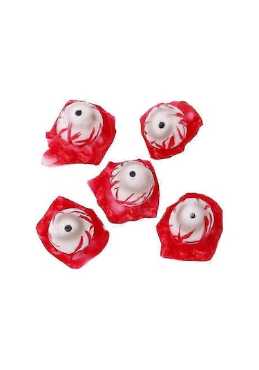 5 Adet Kanlı Korkunç Cadılar Bayramı Malzemesi Sahte Organ İnsan Gözbebekleri Vücut Parçaları Parti Aksesuarları İçin 12+