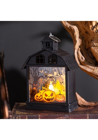 Korku Stili Halloween Dekorasyonu: Gecelik Lamba, Balkabaklı Tasarım, Partiler İçin Ambians Oluşturucu Dekoratif Alet Çok Renkli Çok Renkli