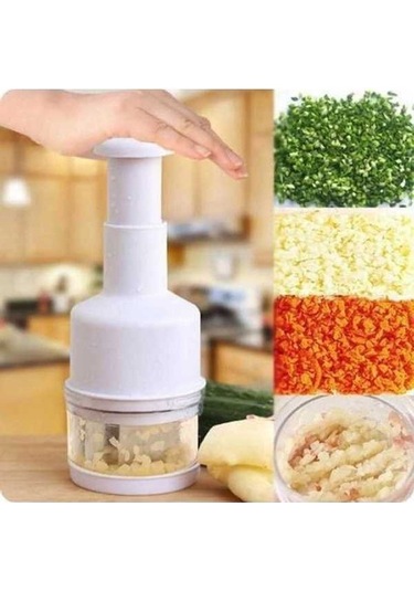 Fastbuy Paslanmaz Çelik Soğan Kesme Makinesi & Zencefil Sarımsak Kesici, 22x8x8cm, Rastgele Renk, Mutfakta Kullanılır Diğer