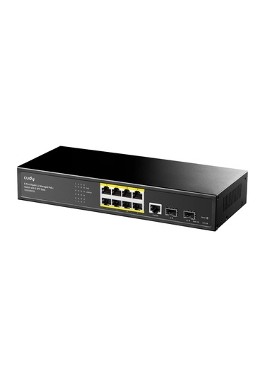 Cudy GS2008PS2 2port Gigabit SFP 1 consol 2 gigabit Combo 8 Port Poe L2 Yönetilebilir Gigabit Switch