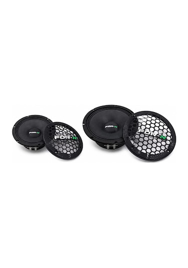 20cm Hoparlör Kapağı - For-x Logolu Plastik Midrange Hoparlör Kapak 20 Cm - 2 Adet