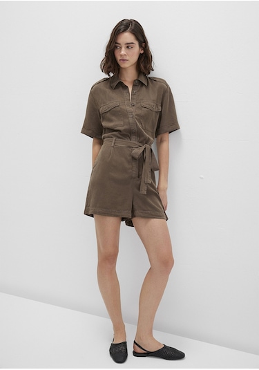 Mavi - Kahverengi Tulum 1011080-82046 Kahverengi