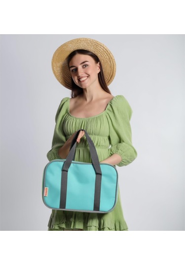 Buzluk Termos Set-20 Lt Kumaş Buzluk Termos 1029 Cooler Box +7 Lt İzolasyonlu Çanta Çok Renkli