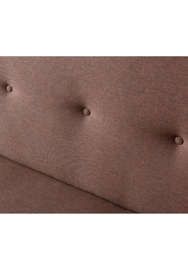 Pafu Zola Üçlü Yataklı Koltuk - Açık Kahve Keten Açık Kahverengi