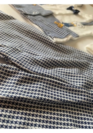 Bombino Lacivert Papyolu 5'li Yeni Dogan Hastane Cıkışı Zıbın Set Lacivert