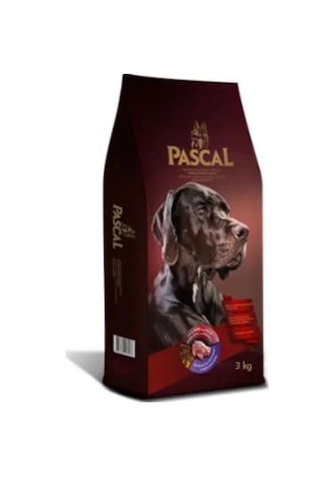 Pascal Kuzu Etli ve Pirinçli Yetişkin Köpek Maması 3 KG