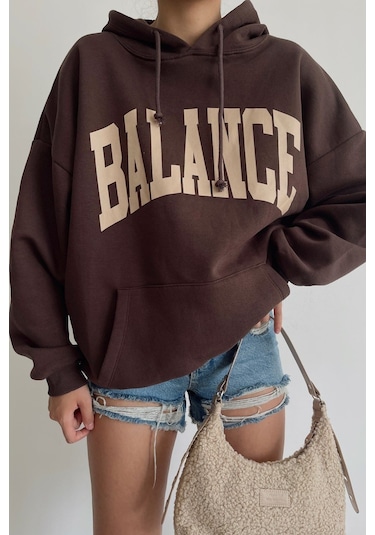 Altamira Kadın Kahverengi Balance Sweatshirt 001