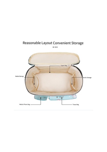 Xindoker "pratik Bebek Çantası - Yürüteç, Bisiklet Ve Omuz Askılı Çok Amaçlı Su Geçirmez Taşıma Çantası" Çok Renkli