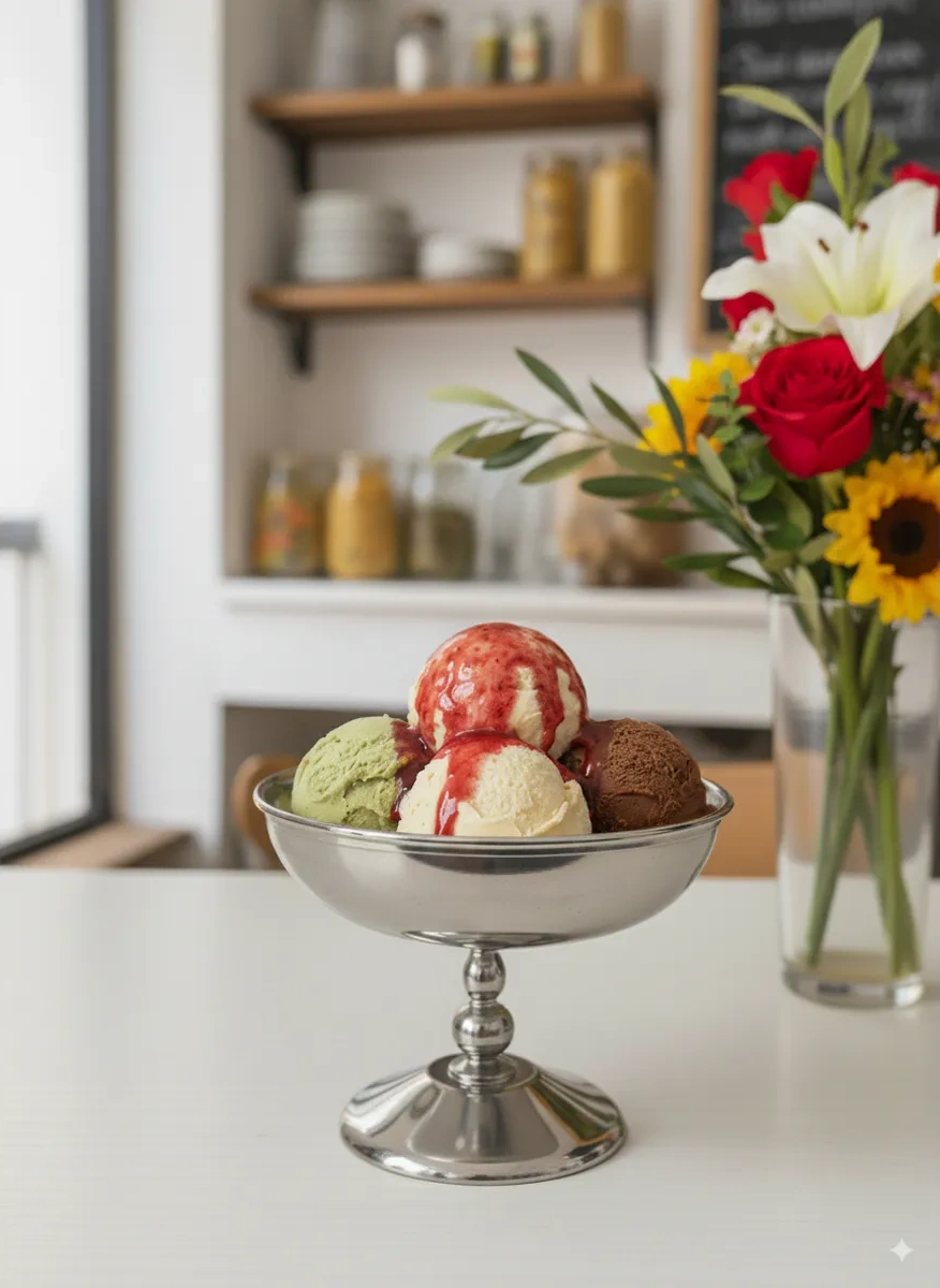 Astra Ant Ayaklı Metal Dondurma Kreması 160 Ml 321907239