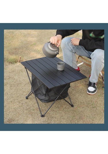 Xindoker Alüminyum Siyah Çekirdekli Çıkabilir Masa - Çadır, Piknik, Barbekü İçin Taşınabilir Ve Kolay Kurulum Çok Renkli