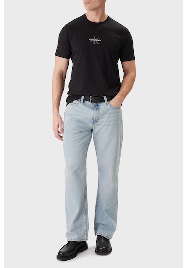 Calvin Klein Erkek T Shirt Lv04rb866g Ub1 Siyah Siyah